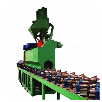 Automatic External Surface Steel Pipe Shot Blasting Machine For Steel Tube