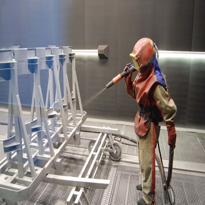 Shot Blasting Room For Steel And Alloy Surface Cleaning